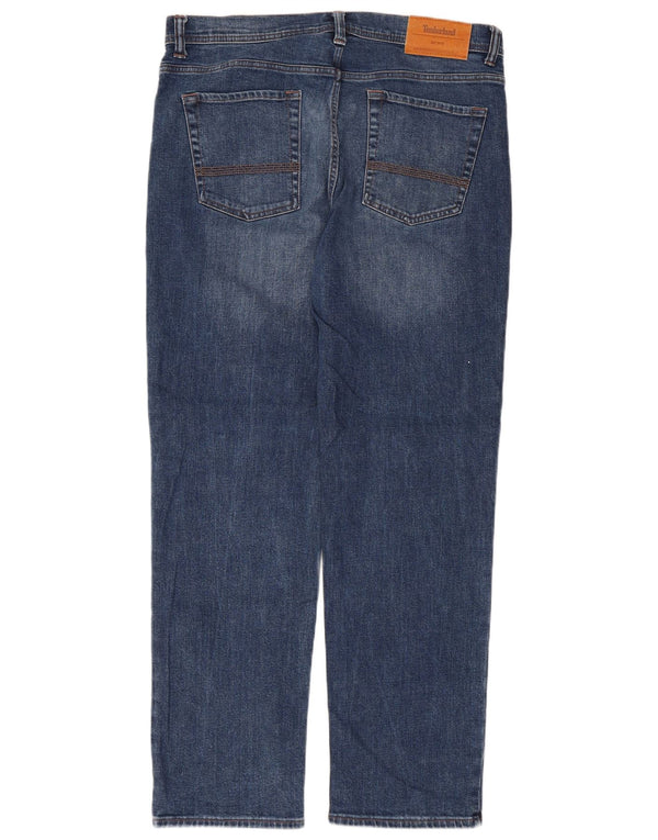 Blugi drepti pentru bărbați Timberland W34 L32 Bumbac albastru