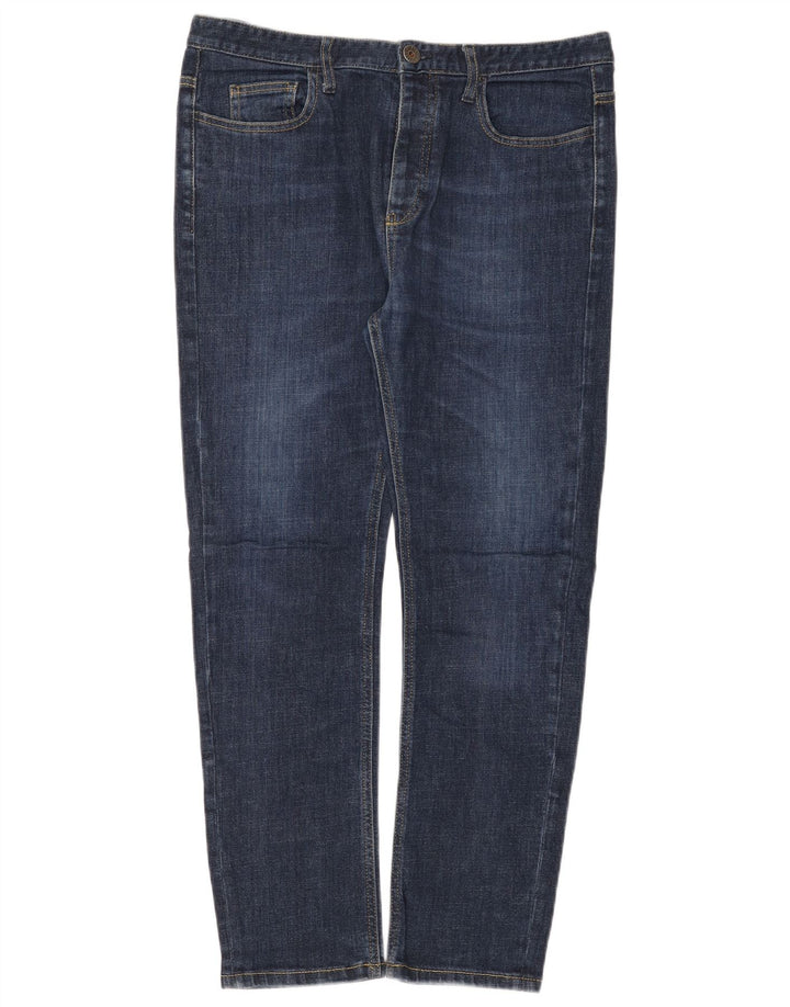 Blugi slim pentru femei Benetton W34 L28 Albastru
