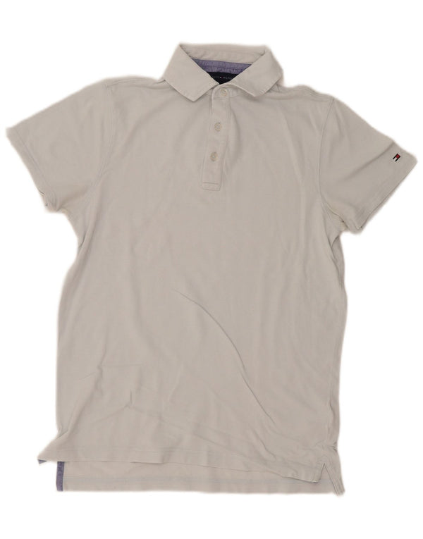 Cămașă polo pentru bărbați Tommy Hilfiger Slim Fit Bumbac albastru mic