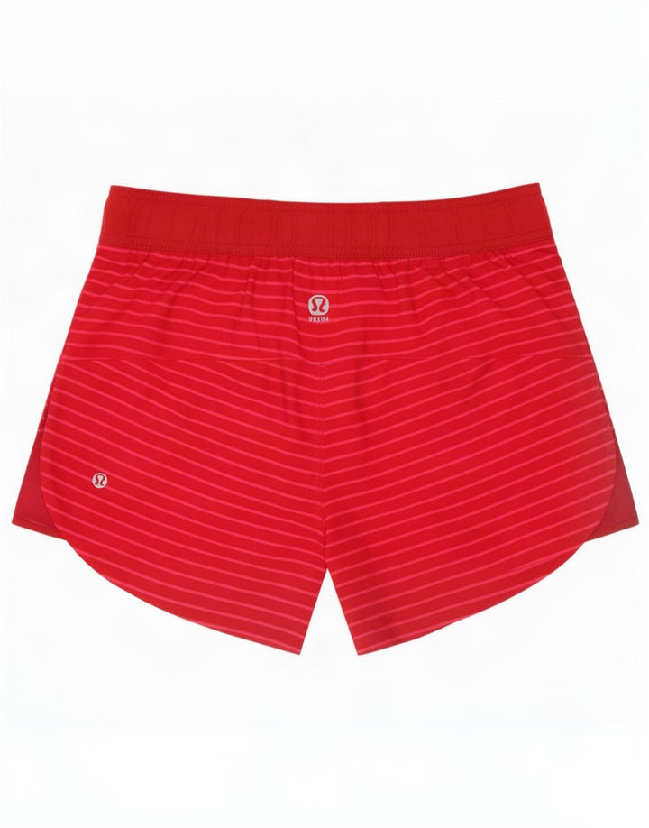 Lululemon Pantaloni scurti sport pentru femei US 6 Medium Pink Striped