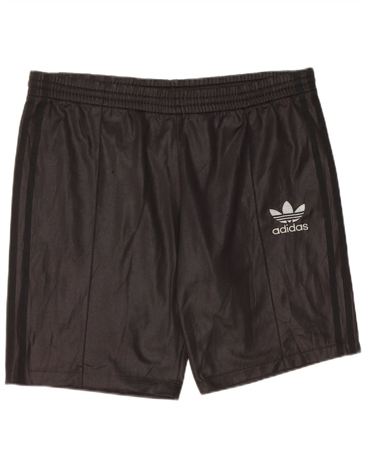 Pantaloni scurți sport ADIDAS pentru bărbați, poliester mediu negru