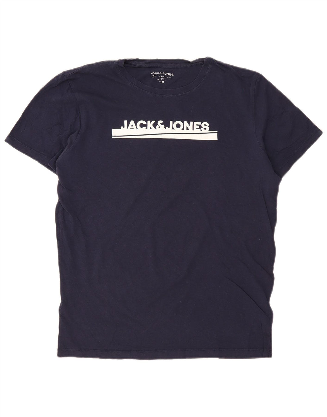 JACK & JONES Tricou grafic pentru bărbați Top mediu din bumbac bleumarin