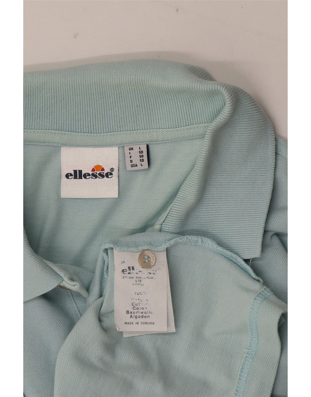 Tricou polo pentru bărbați Ellesse, mare, albastru, bumbac