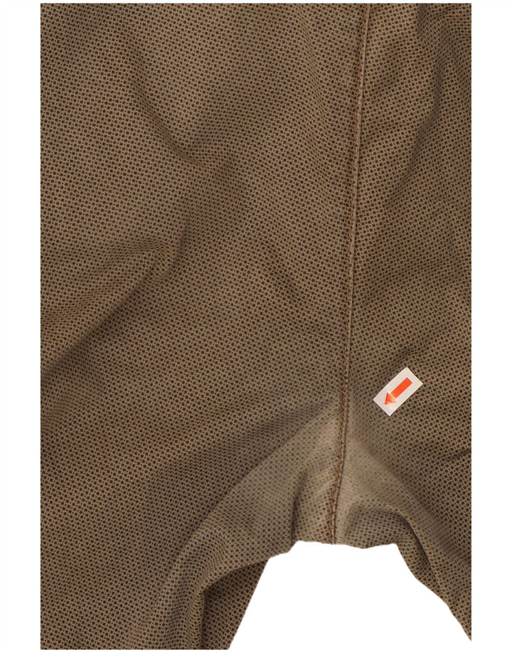 TOMMY HILFIGER Pantaloni chino drepți pentru bărbați W34 L29 bumbac cu pete maro