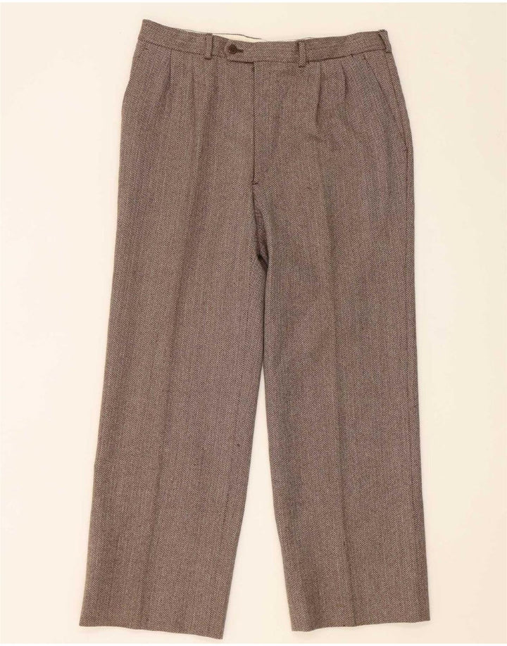 Set 2 piese pentru bărbați Cantarelli IT 50 Large W31 L27 Brown Herringbone
