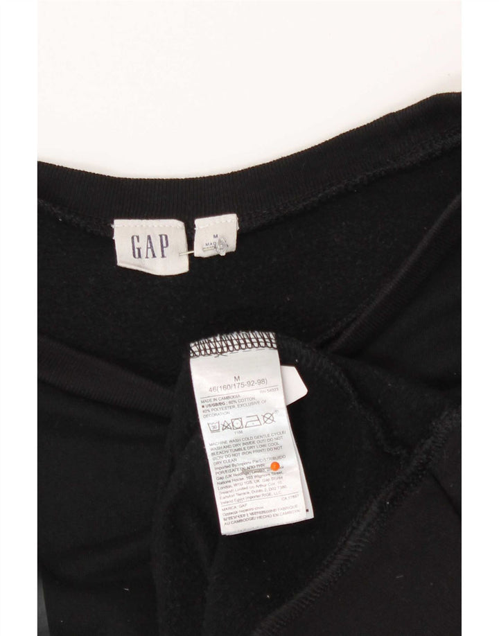 Pulover cu grafic pentru femei Gap UK 14 Bumbac mediu negru