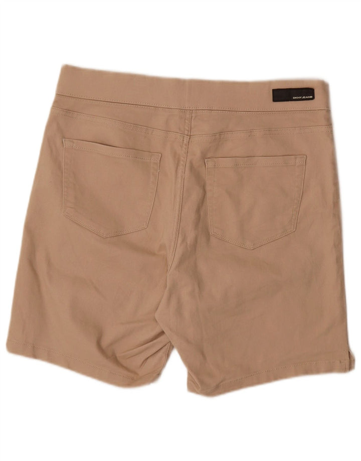 Pantaloni scurți casual Dkny pentru femei, mari W34, bumbac, bej