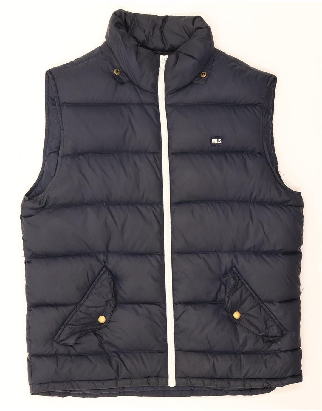 Jack Wills Gilet căptușit pentru bărbați UK 40 Large Bleumarin