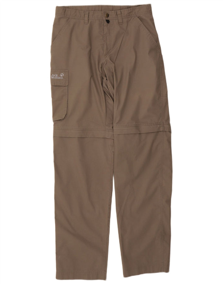 Jack Wolfskin Pantaloni cargo drepti pentru bărbați W32 L34 poliester gri