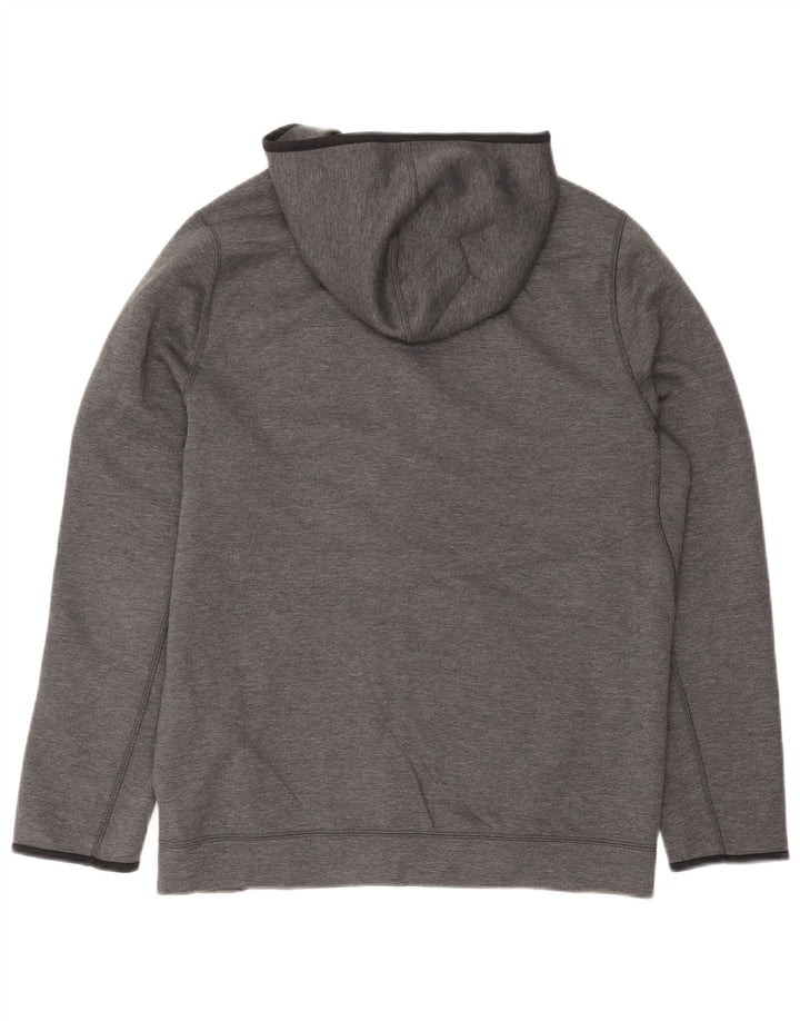 Pulover REEBOK pentru bărbați, cu fermoar, poliester, gri mediu