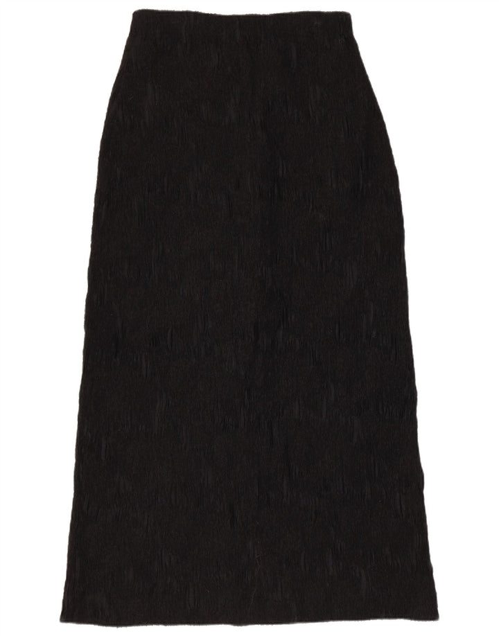 Fusta Maxi pentru femei Sylvia Heise UK 12 Medium W28 Viscoza neagra