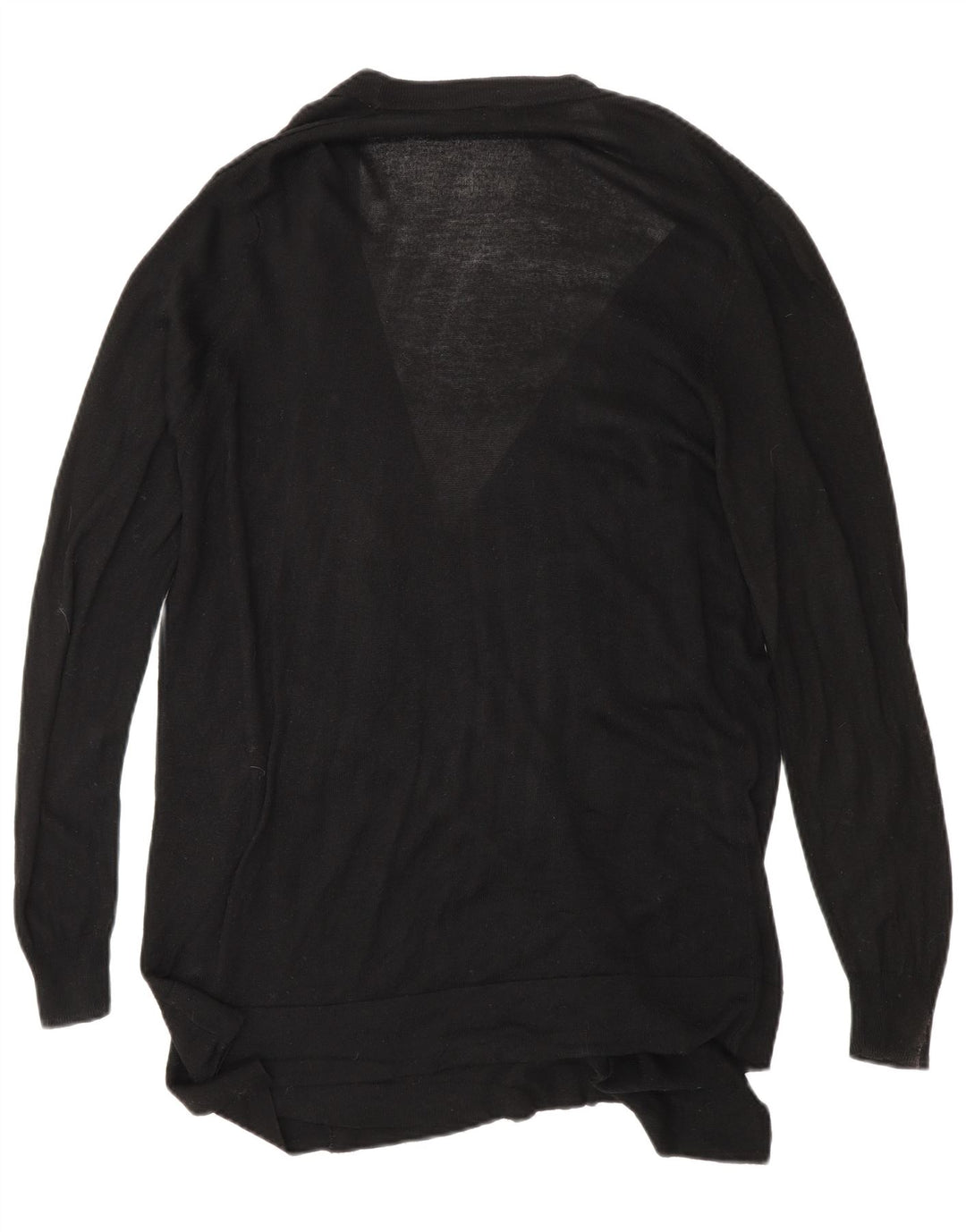 Pulover cardigan deschis pentru femei Marks & Spencer UK 14 Medium Negru