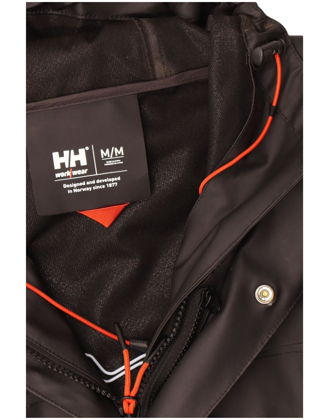 Jachetă din piele artificială cu glugă pentru bărbați Helly Hansen UK 38 Polivinil mediu negru
