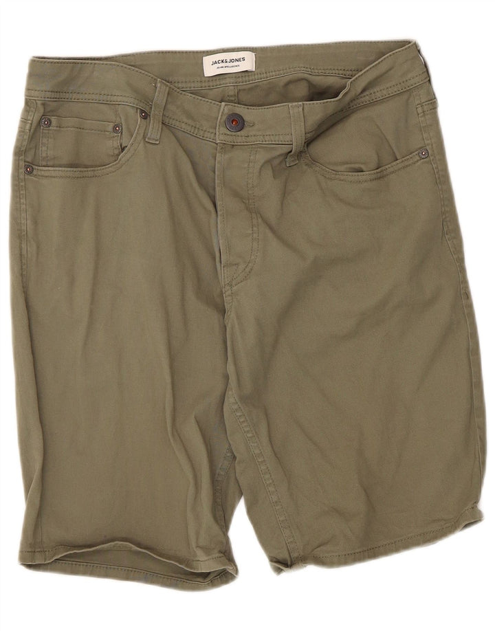 Pantaloni scurți casual Jack & Jones pentru bărbați, mediu W34, bumbac kaki