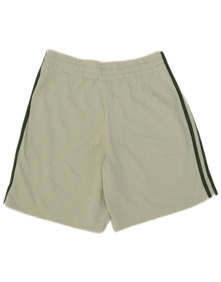 Pantaloni scurți sport pentru bărbați Adidas, bumbac verde mediu