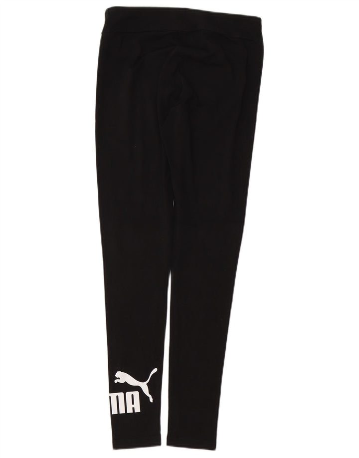 Leggings grafic PUMA pentru femei UK 10 mic bumbac negru