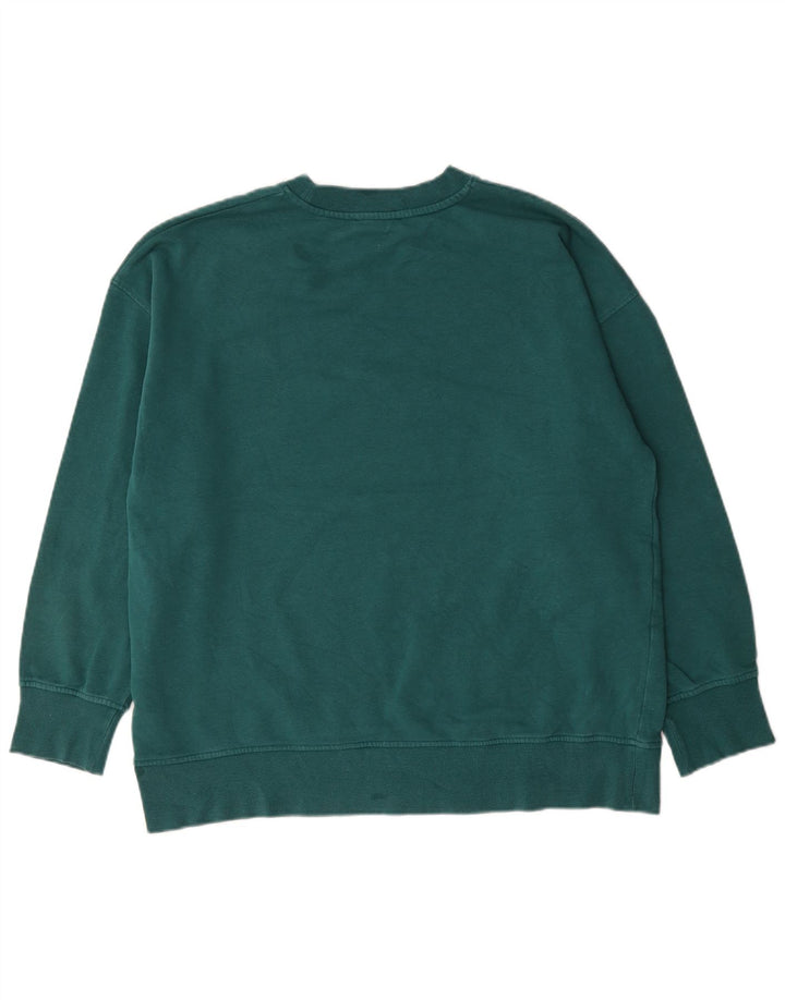 Pulover pentru bărbați Zara, bumbac verde mediu