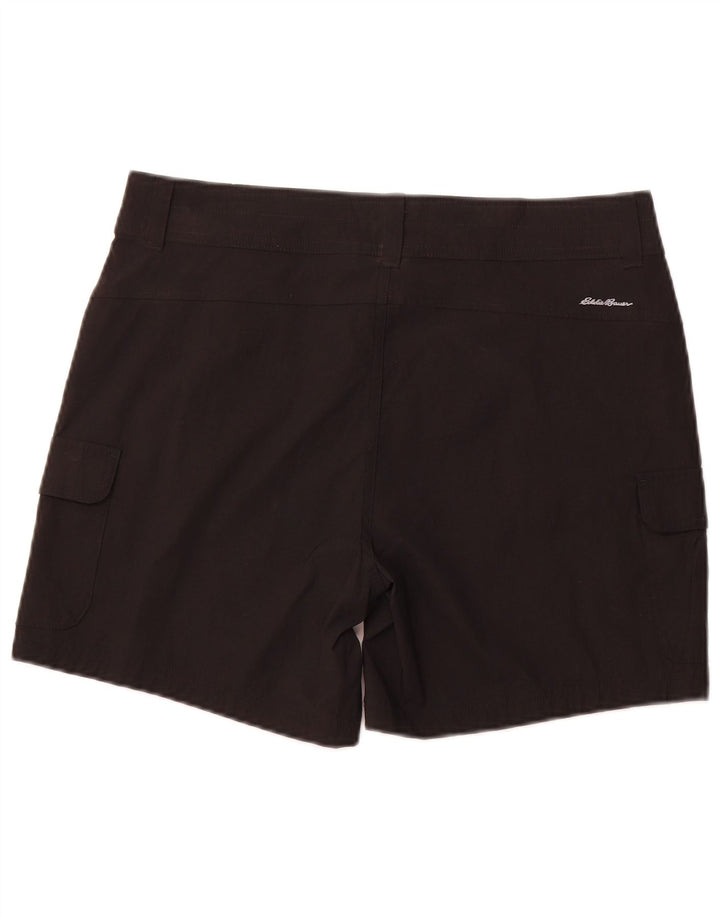 EDDIE BAUER Pantaloni scurti cargo pentru femei US 12 Large W34 Black