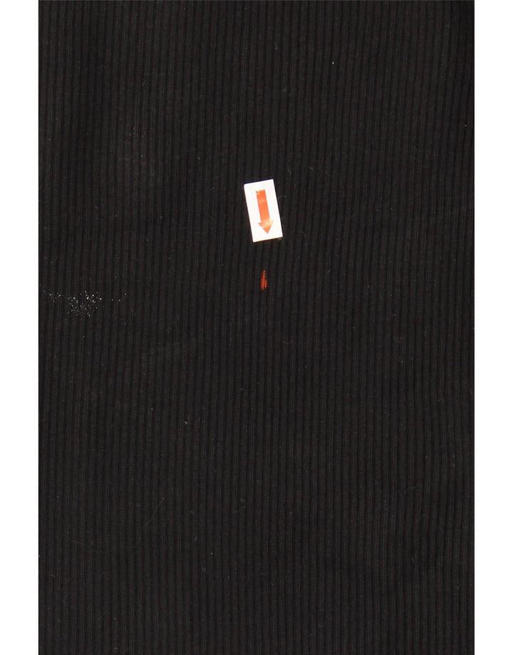 Pulover de damă ZARA cu gât de barcă, mic, negru, viscoză