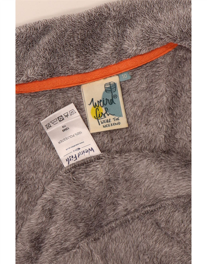 Jachetă polară pentru femei Weird Fish UK 10, poliester gri mic