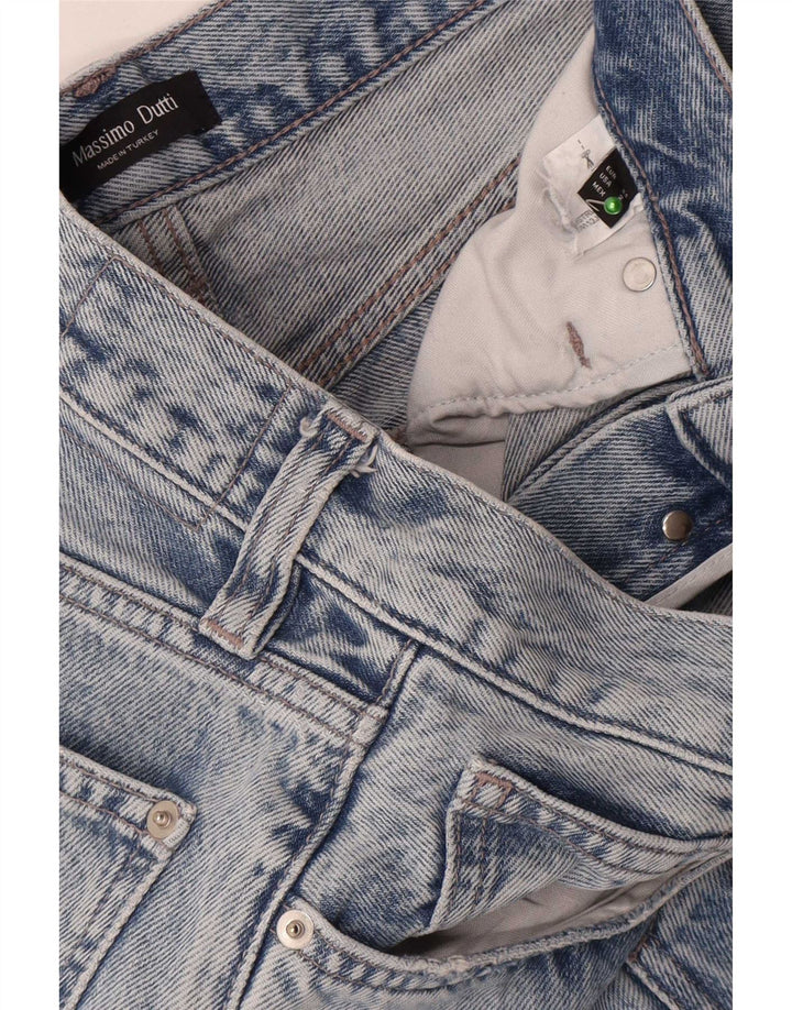 Blugi drepti pentru femei Massimo Dutti EU 34 2XS W24 L31 Albastru