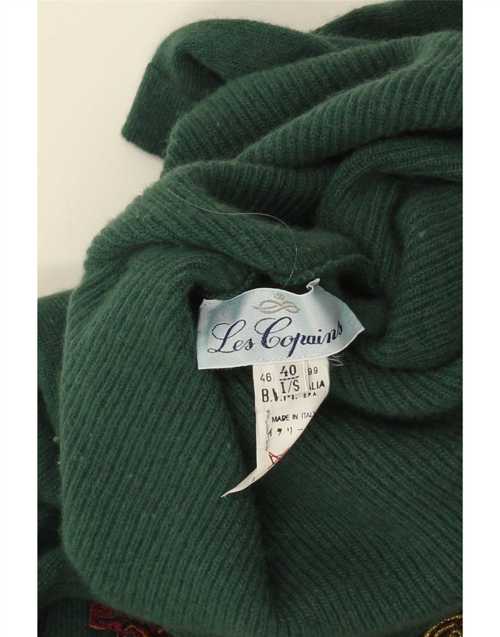 Les Copains Rochie Jumper grafic supradimensionat pentru femei IT 40 Small Green