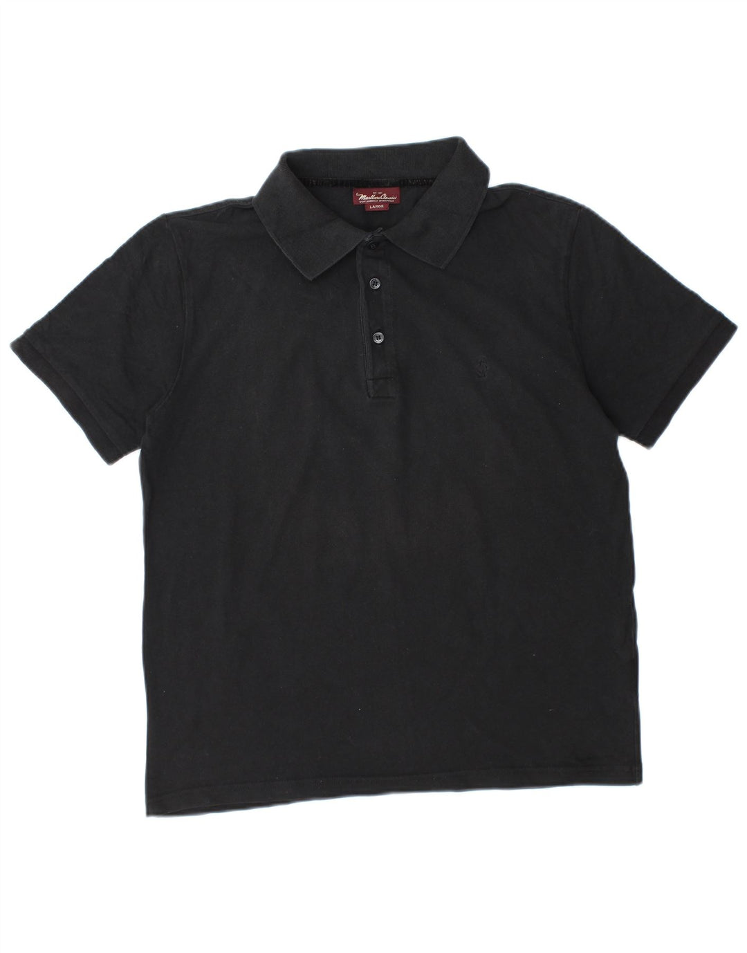 MARLBORO CLASSICS Tricou polo pentru bărbați mare negru