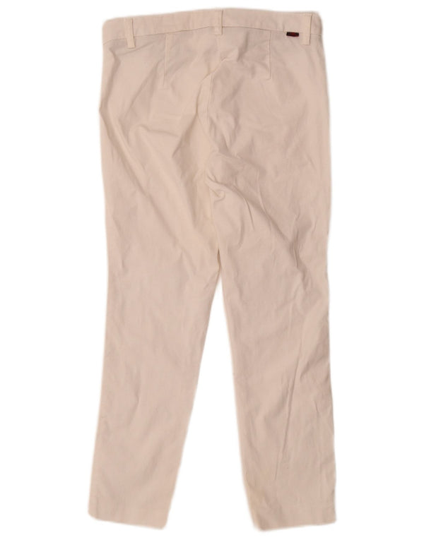 Pantaloni tăiați pentru femei Kappa IT 38 XS W28 L24 Bumbac alb