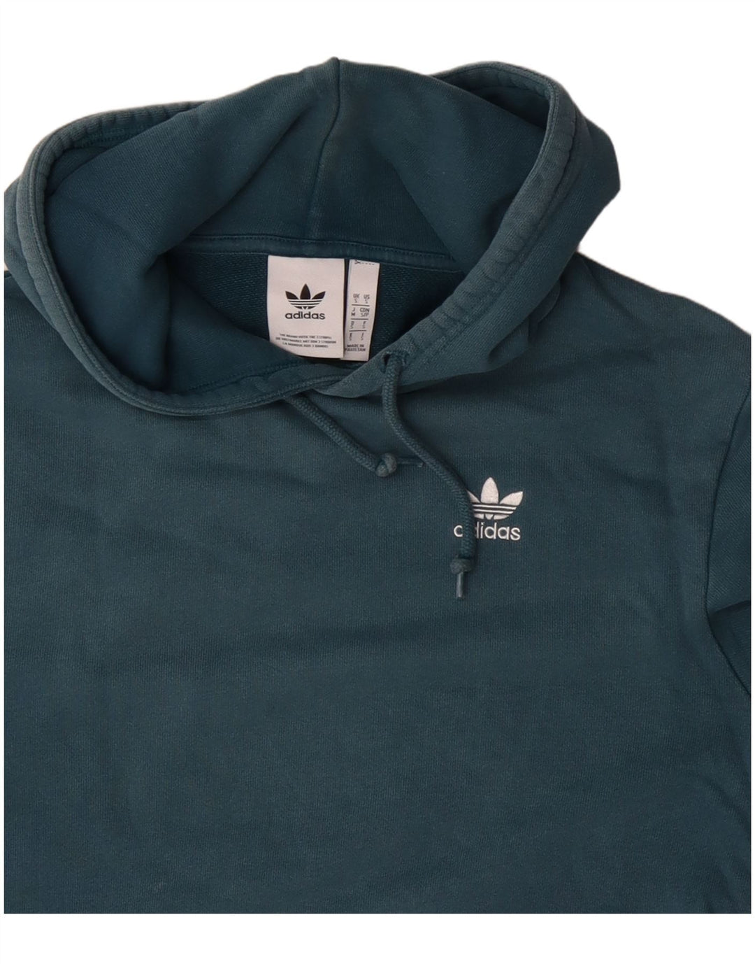 Pulover Adidas pentru bărbați, bumbac mic, albastru