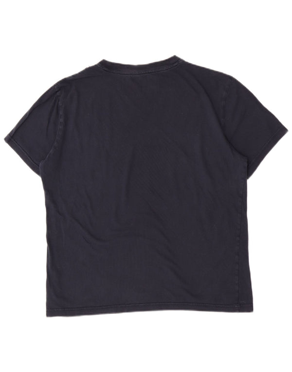 Tricou pentru femei Tommy Hilfiger Top UK 14 Medium Bleumarin Bumbac