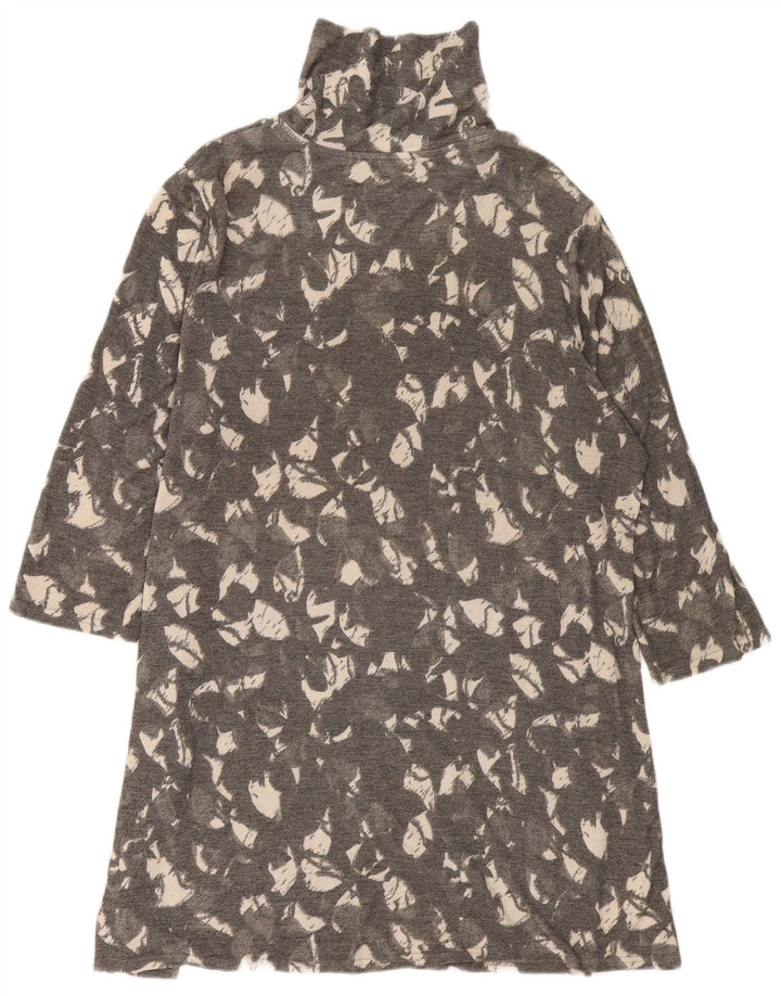 Rochie A-Line pentru femei Marks & Spencer, cu model abstract, UK 16, mare, gri