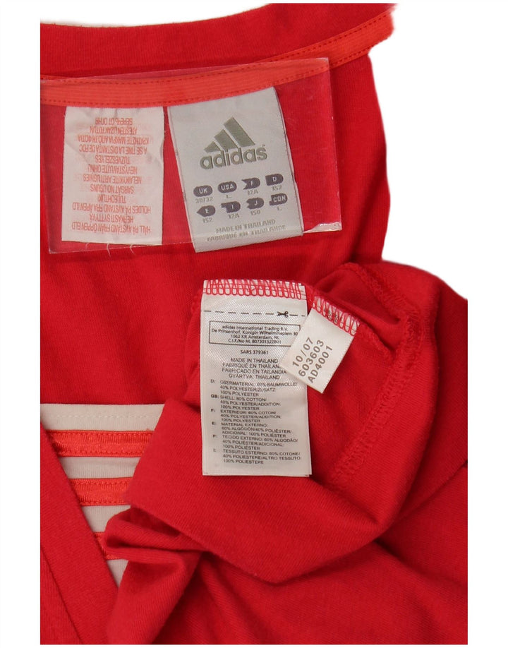 Tricou grafic ADIDAS Fete Top 11-12 Ani Roz Bumbac