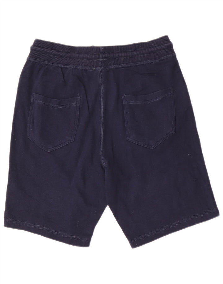Pantaloni scurți de sport Benetton pentru bărbați, bumbac, albastru bleumarin mediu