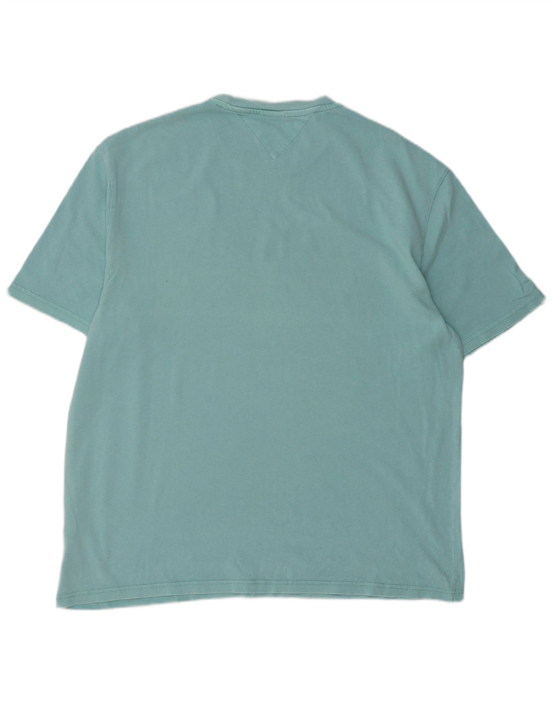 TOMMY HILFIGER Tricou grafic pentru bărbați Top mare din bumbac albastru