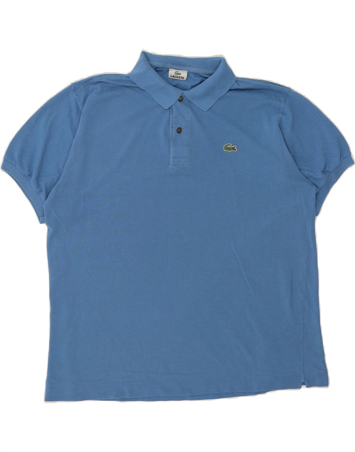 LACOSTE Mens Polo Shirt Size 5 Large Blue Cotton Vintage Lacoste and Second-Hand Lacoste from Messina Hembry 