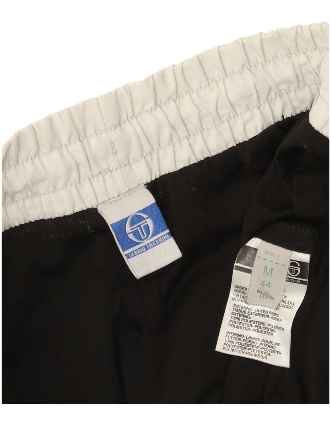 Sergio Tacchini Pantaloni de trening pentru femei IT 44 Medium Black Colorblock