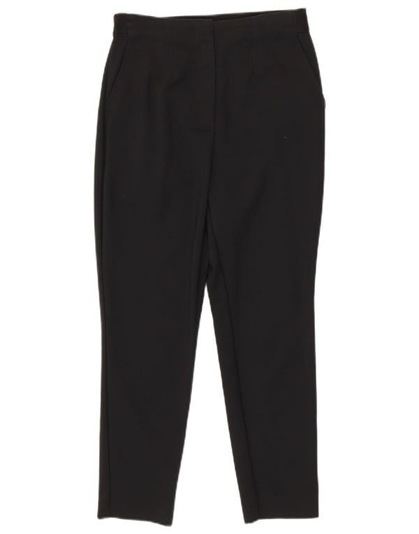 Marks & Spencer Pantaloni tăiați subțiri pentru femei UK 8 Small W28 L25 Black