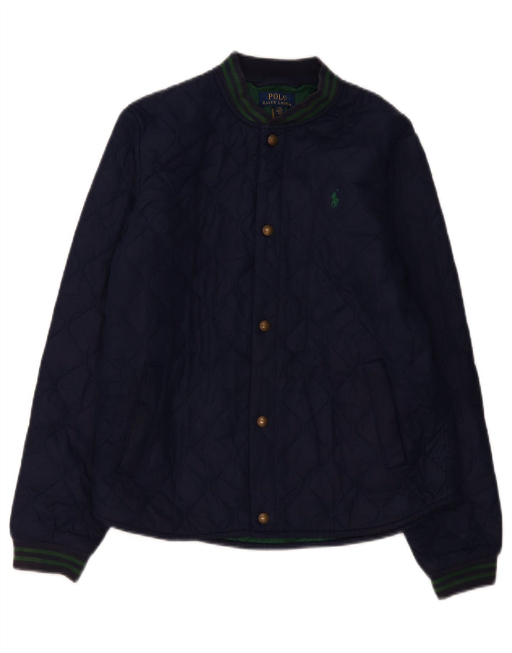 Jachetă matlasată Polo Ralph Lauren băieți 15-16 ani XL bleumarin poliester