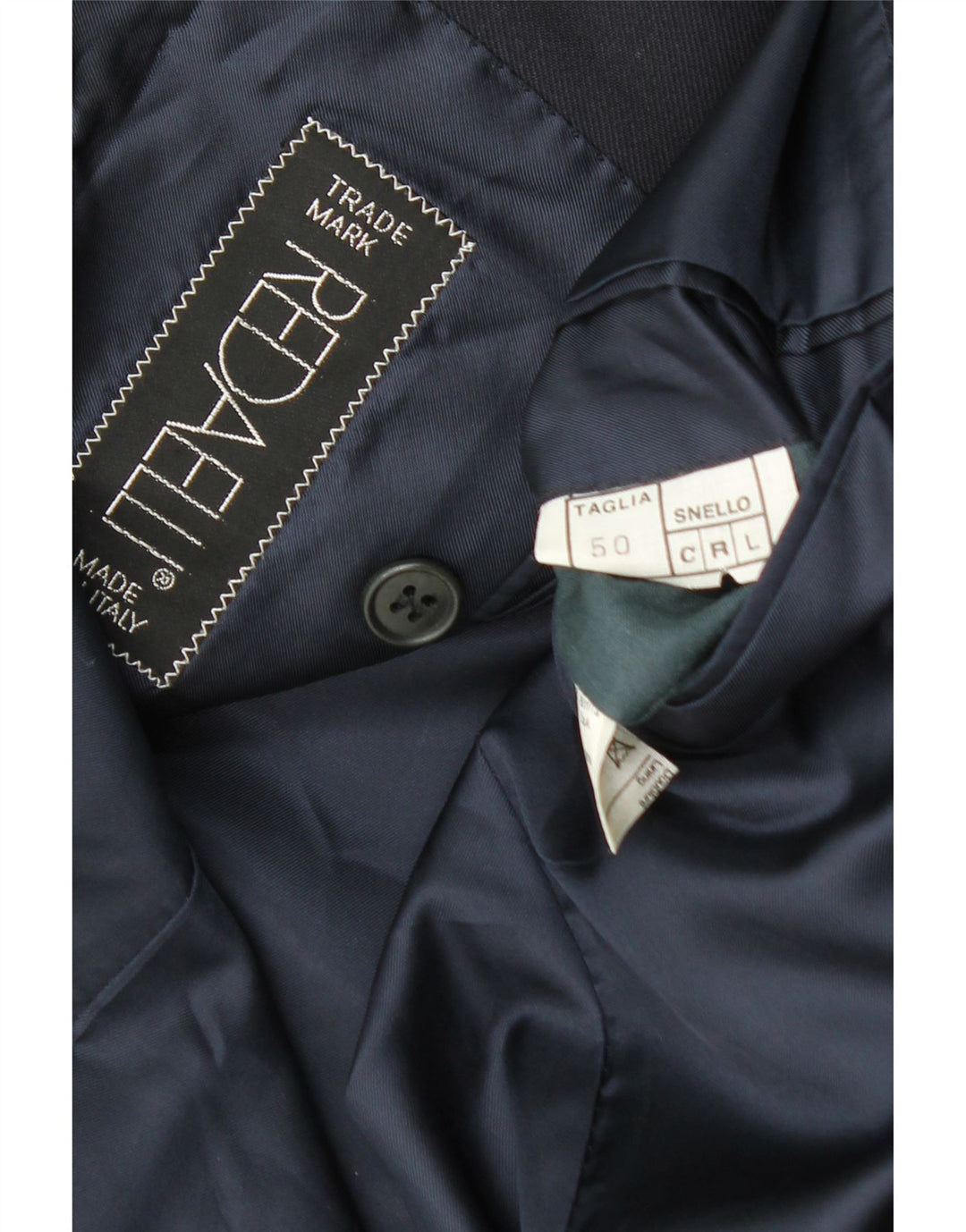 Jachetă Redaelli pentru bărbați cu două piepturi IT 50, mare, bleumarin