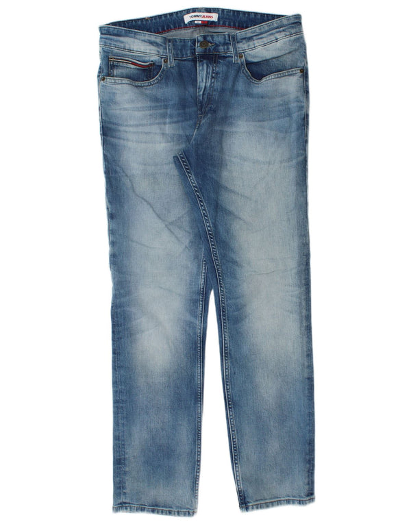 Blugi drepti pentru bărbați Tommy Hilfiger W32 L30 Bumbac albastru