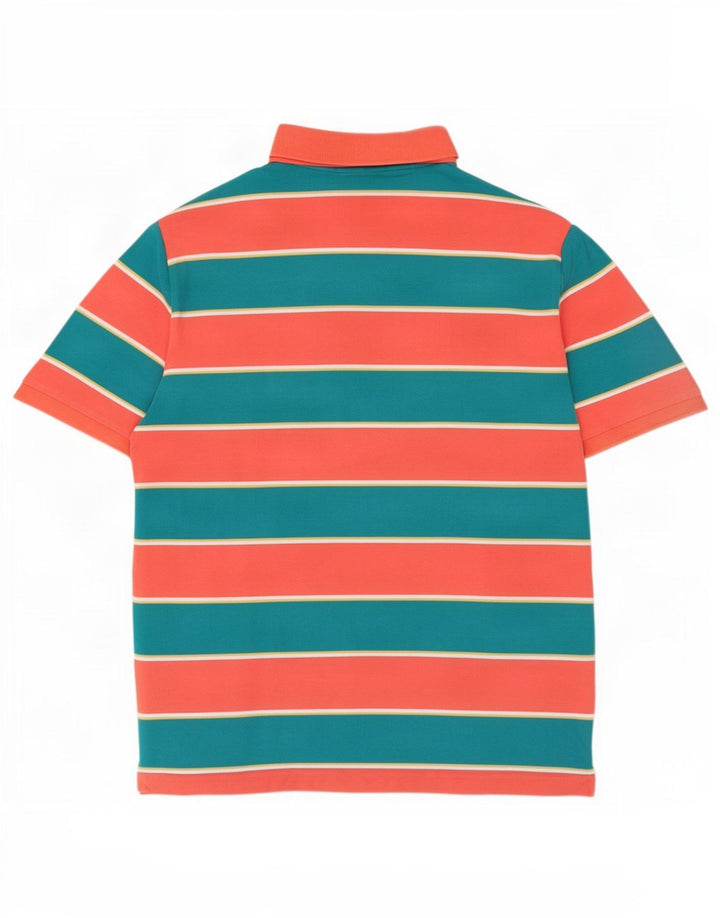 Tricou polo pentru bărbați Gant, bumbac cu dungi multicolore