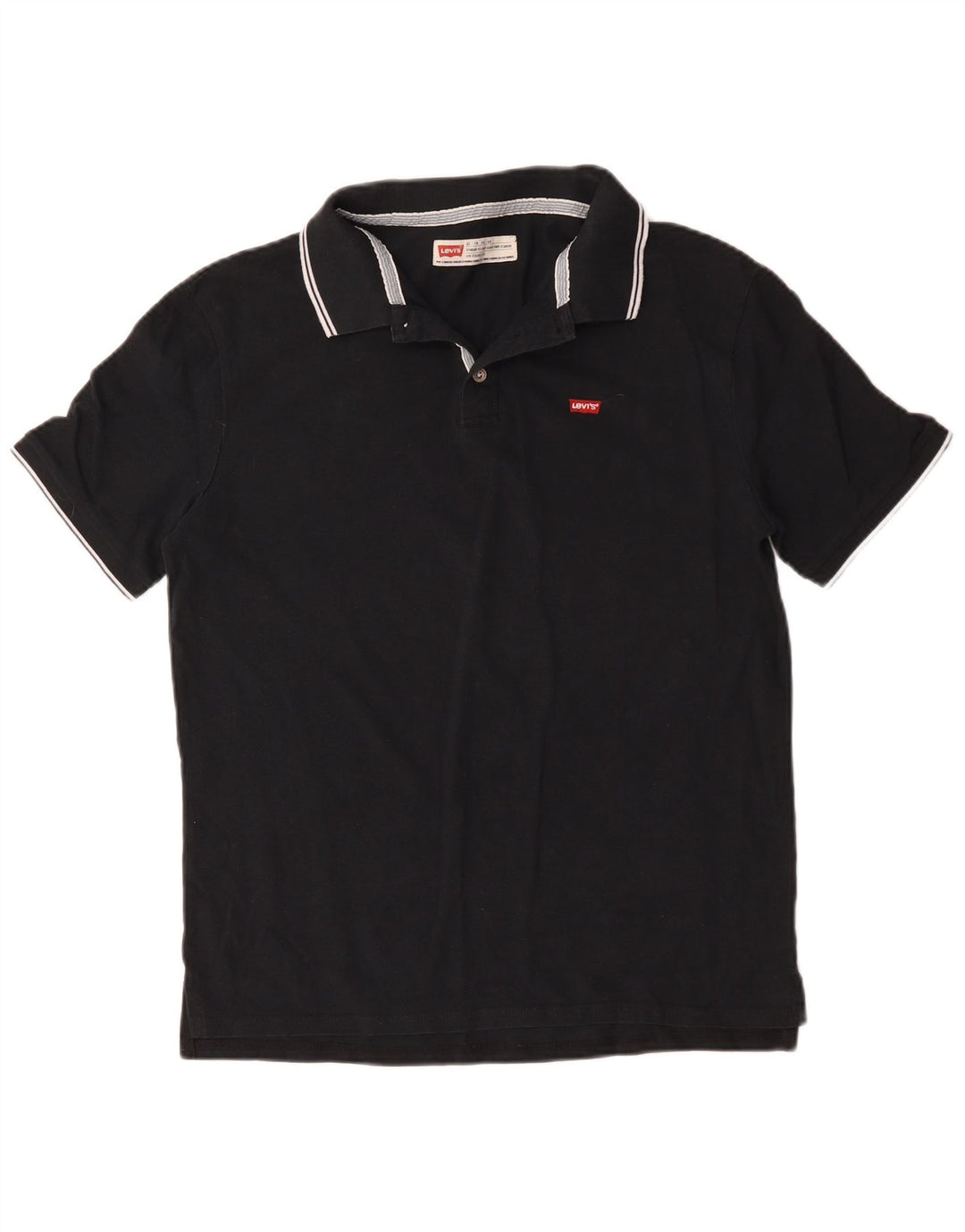 Tricou polo pentru bărbați Levi's XL, bumbac negru