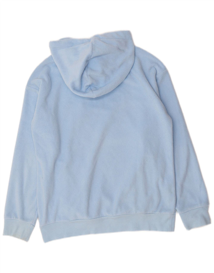 Pulover pentru bărbați Champion, fleece, cu glugă, poliester, albastru