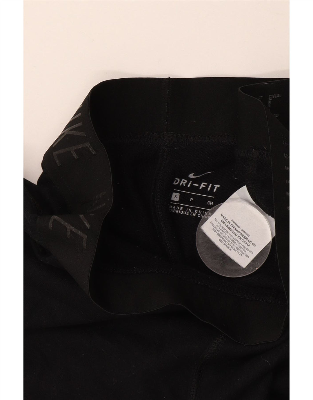 Pantaloni de trening NIKE Dri Fit Graphic pentru femei UK 10 Small Black