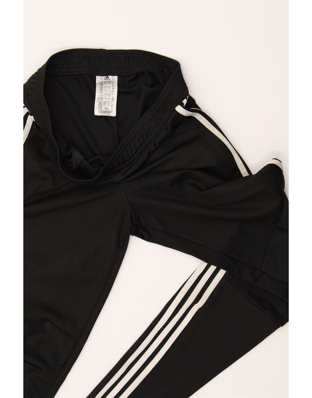 ADIDAS Womens Tracksuit Trousers UK 10 Small  Black Polyester Vintage Adidas and Second-Hand Adidas from Messina Hembry 