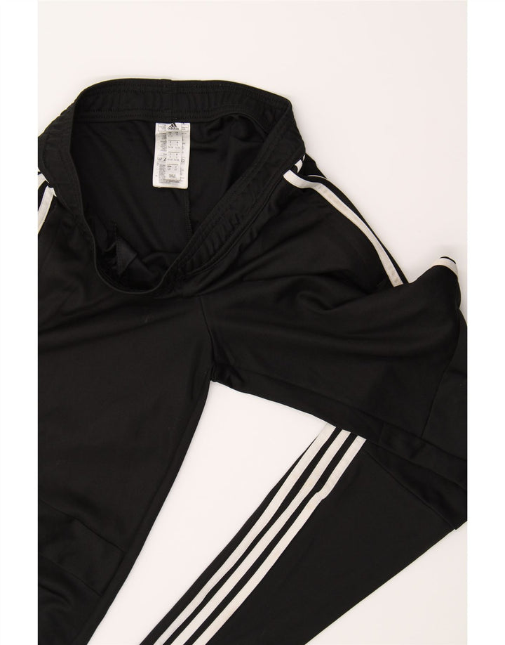 ADIDAS Womens Tracksuit Trousers UK 10 Small  Black Polyester Vintage Adidas and Second-Hand Adidas from Messina Hembry 