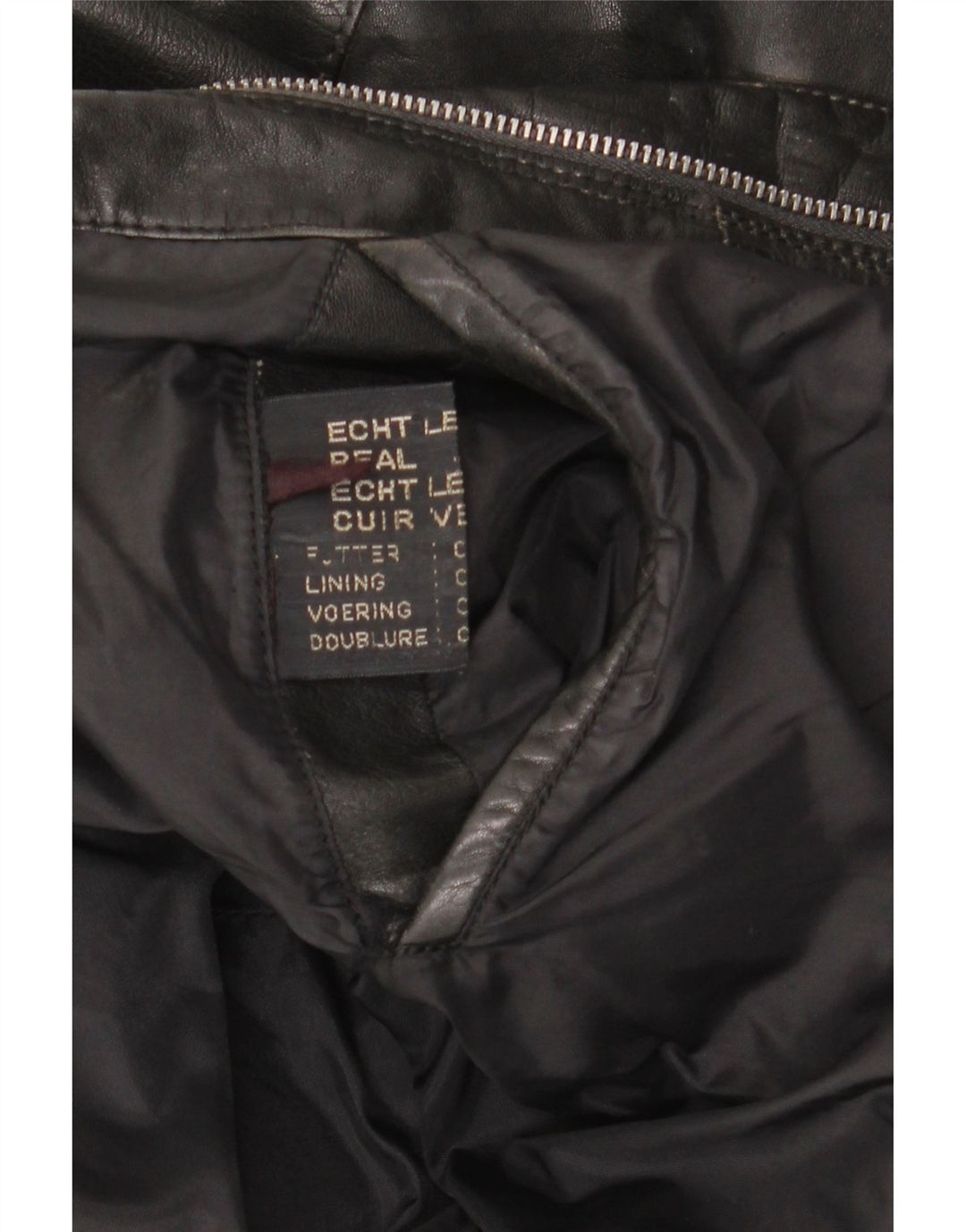 Jachetă de piele vintage pentru bărbați UK 42 XL din piele neagră