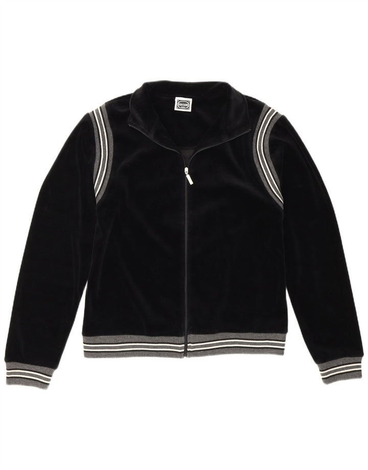 Jachetă de trening vintage pentru femei EU 36/38 Bumbac cu dungi negre mici