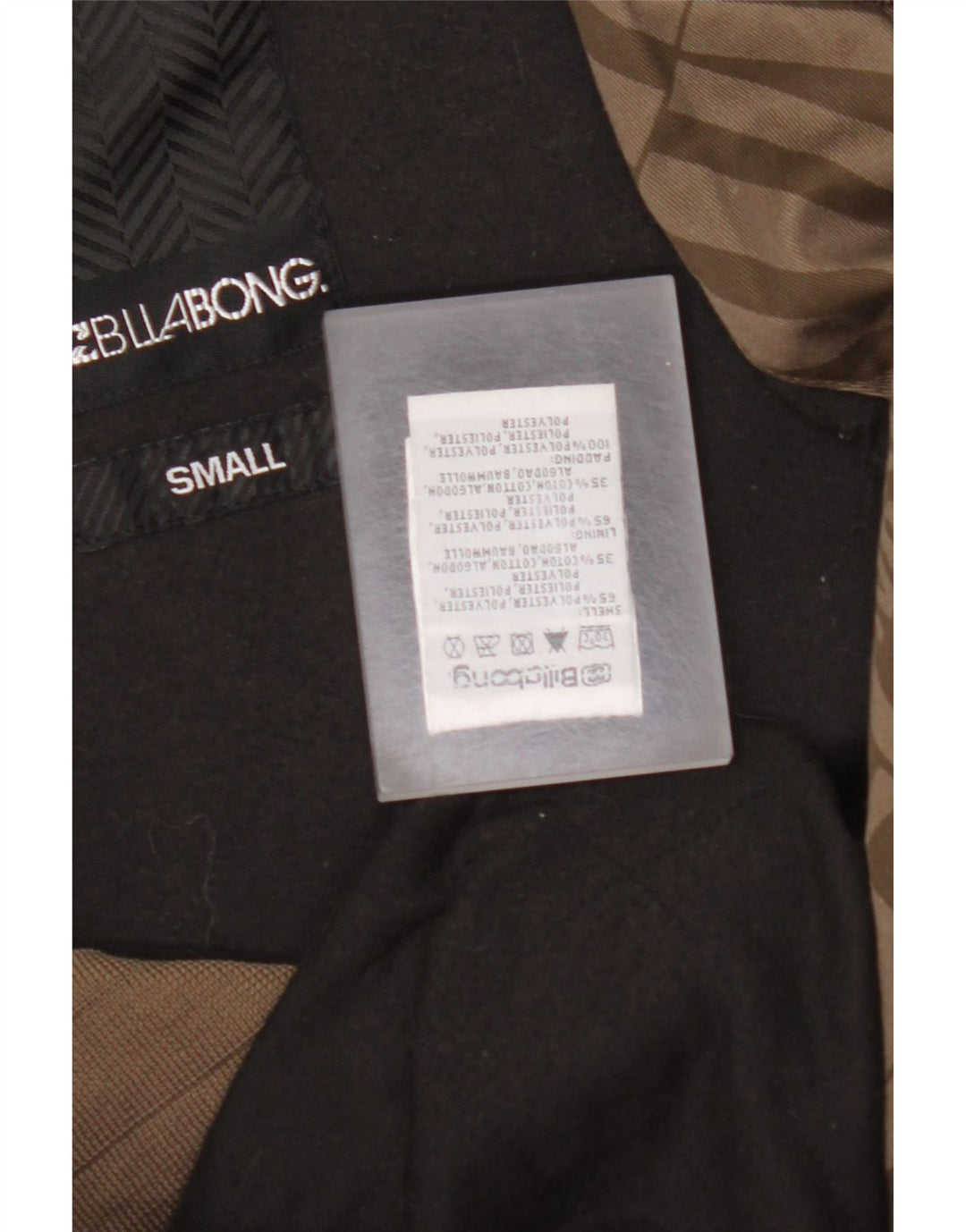 Jachetă bomber grafică pentru bărbați BILLABONG UK 36 Poliester maro mic