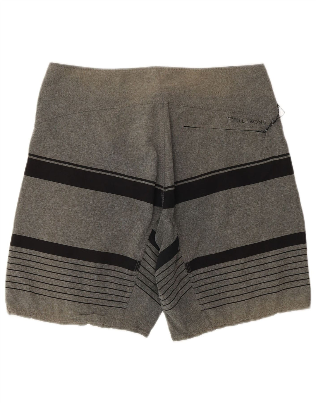 Pantaloni scurți de înot Billabong pentru bărbați, poliester cu dungi gri medii